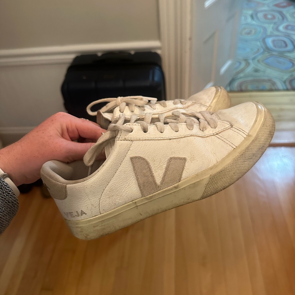 Veja White/Natural Sneakers
